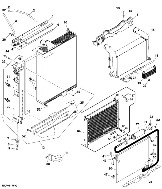 RE242255 John Deere 8345R - Skraplacz - Συμπυκνωτής για Τρακτέρ: φωτογραφία 1 RE242255 John Deere 8345R - Skraplacz - Συμπυκνωτής για Τρακτέρ: φωτογραφία 1