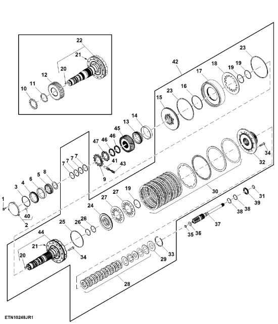 RE590745 John Deere 8345R - Koło słoneczne - Μετάδοσης κίνησης για Τρακτέρ: φωτογραφία 1 RE590745 John Deere 8345R - Koło słoneczne - Μετάδοσης κίνησης για Τρακτέρ: φωτογραφία 1