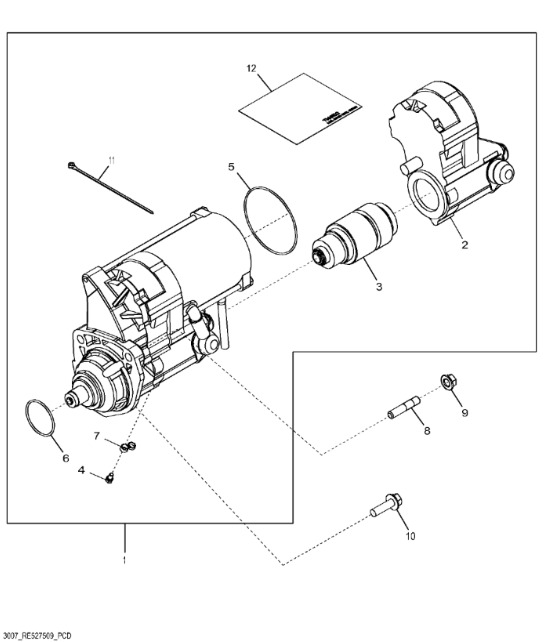 SE501867 John Deere 8345R - Rozrusznik regener. - Μίζα για Γεωργικά μηχανήματα: φωτογραφία 1 SE501867 John Deere 8345R - Rozrusznik regener. - Μίζα για Γεωργικά μηχανήματα: φωτογραφία 1