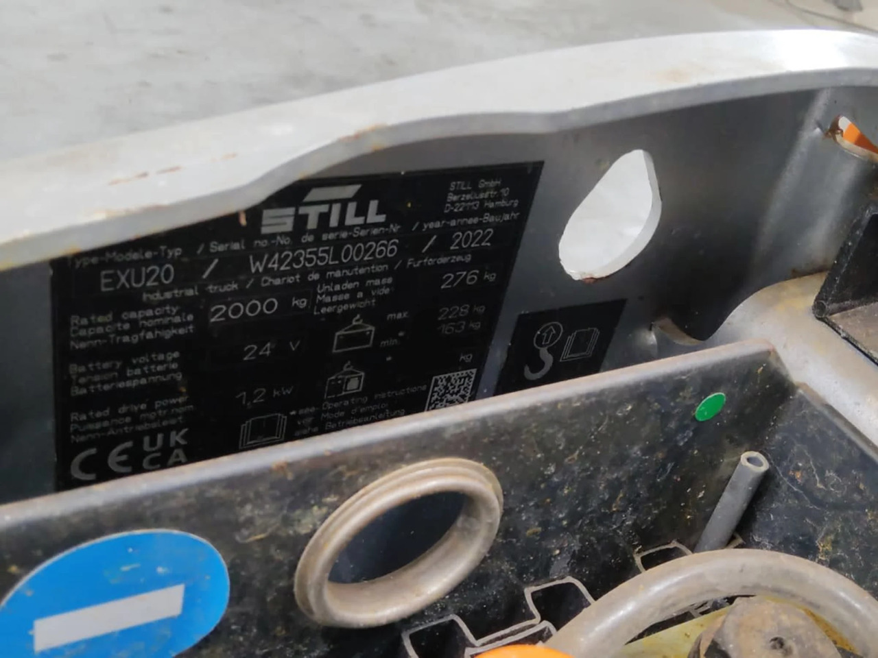 STILL EXU20 - Παλετοφόρο: φωτογραφία 5 STILL EXU20 - Παλετοφόρο: φωτογραφία 5