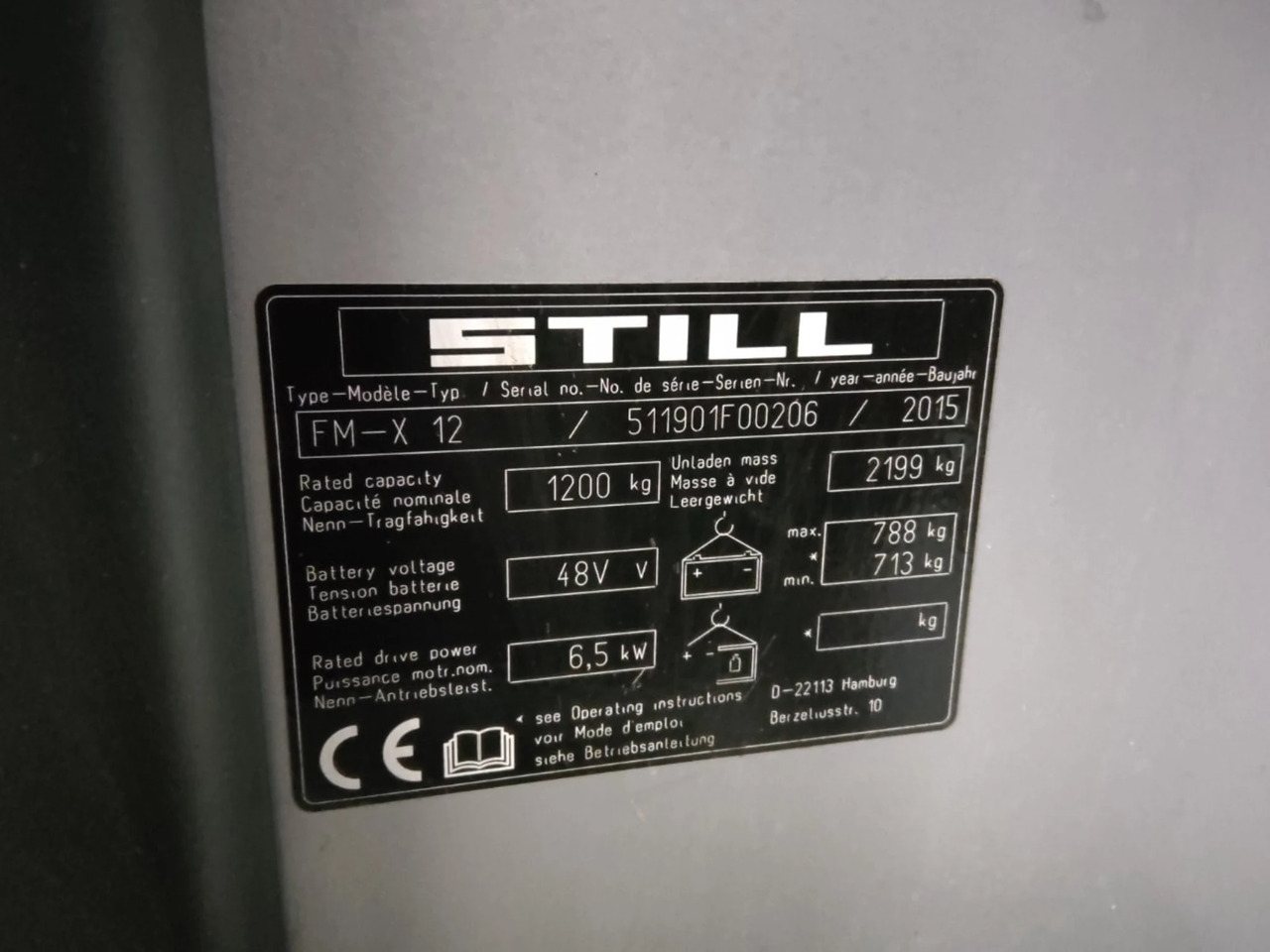 STILL FM-X12 - Ανυψωτικό στενών δρόμων: φωτογραφία 4 STILL FM-X12 - Ανυψωτικό στενών δρόμων: φωτογραφία 4