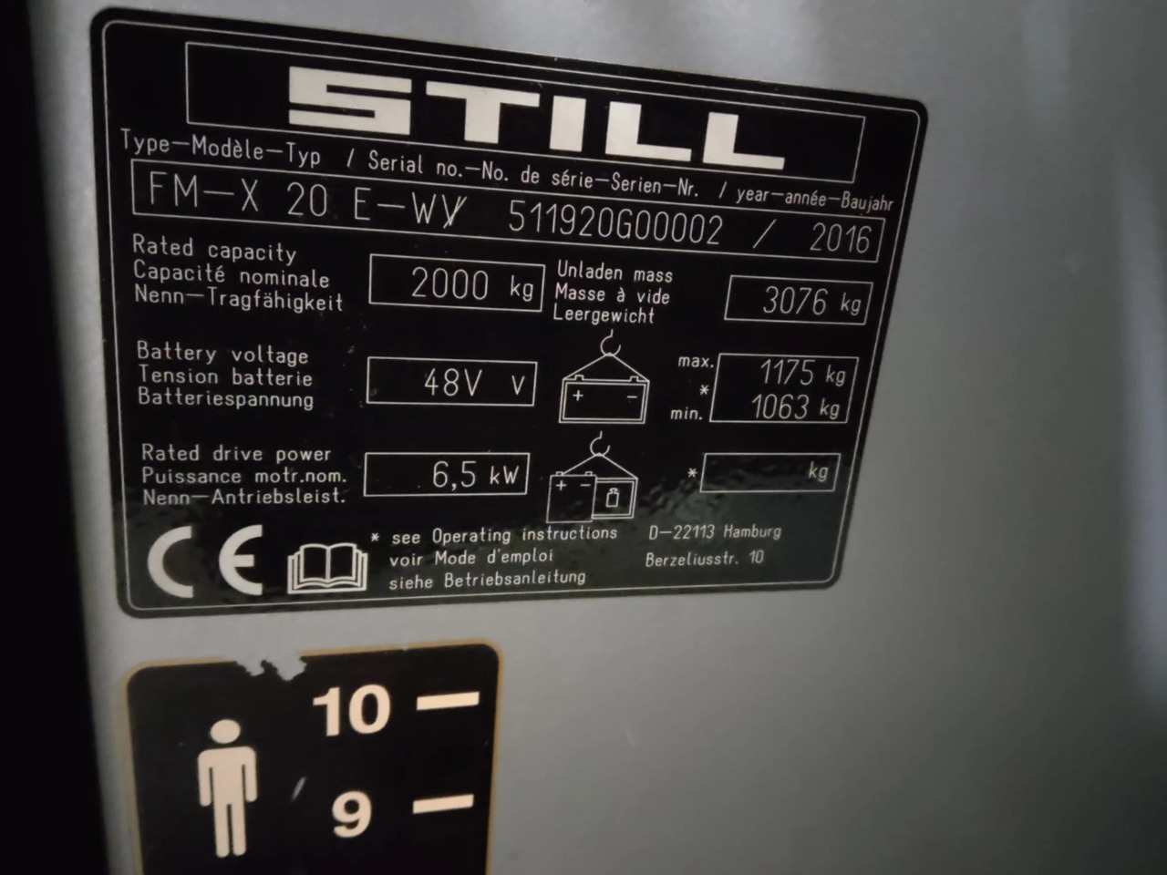 STILL FM-X20EW - Ανυψωτικό στενών δρόμων: φωτογραφία 2 STILL FM-X20EW - Ανυψωτικό στενών δρόμων: φωτογραφία 2
