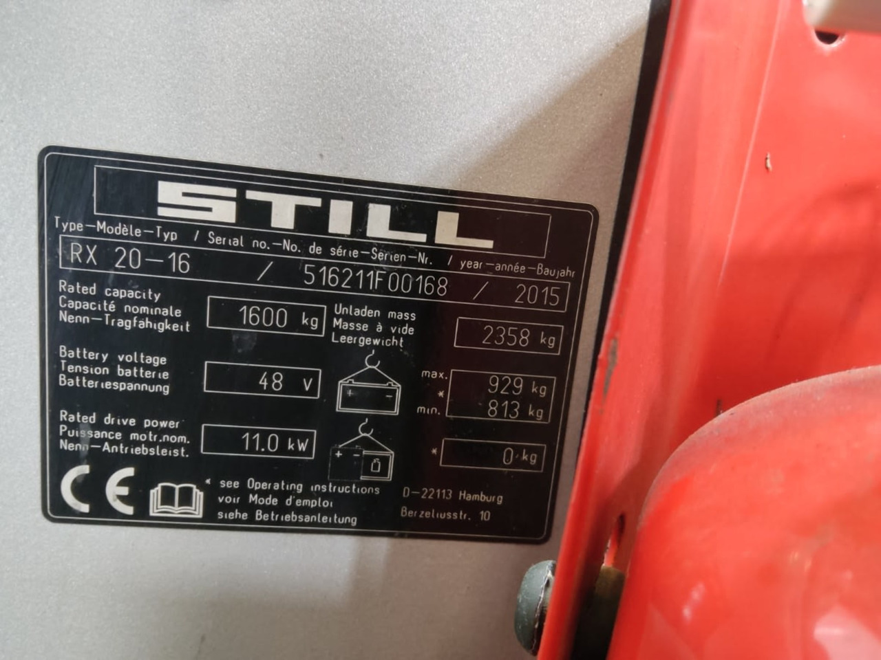 STILL RX20-16 - Ηλεκτροκίνητο περονοφόρο: φωτογραφία 5 STILL RX20-16 - Ηλεκτροκίνητο περονοφόρο: φωτογραφία 5