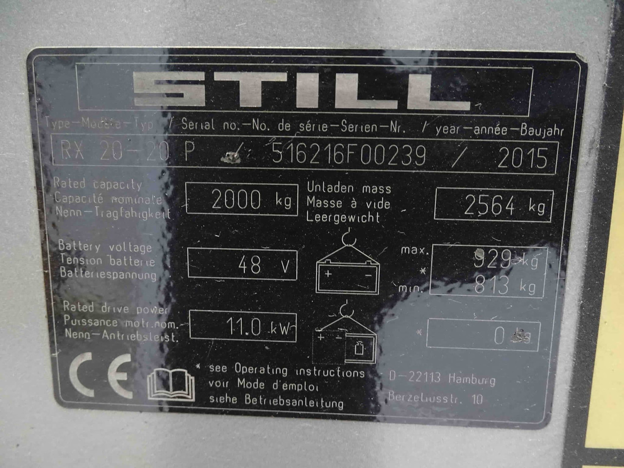 STILL RX20-20P - Ηλεκτροκίνητο περονοφόρο: φωτογραφία 5 STILL RX20-20P - Ηλεκτροκίνητο περονοφόρο: φωτογραφία 5