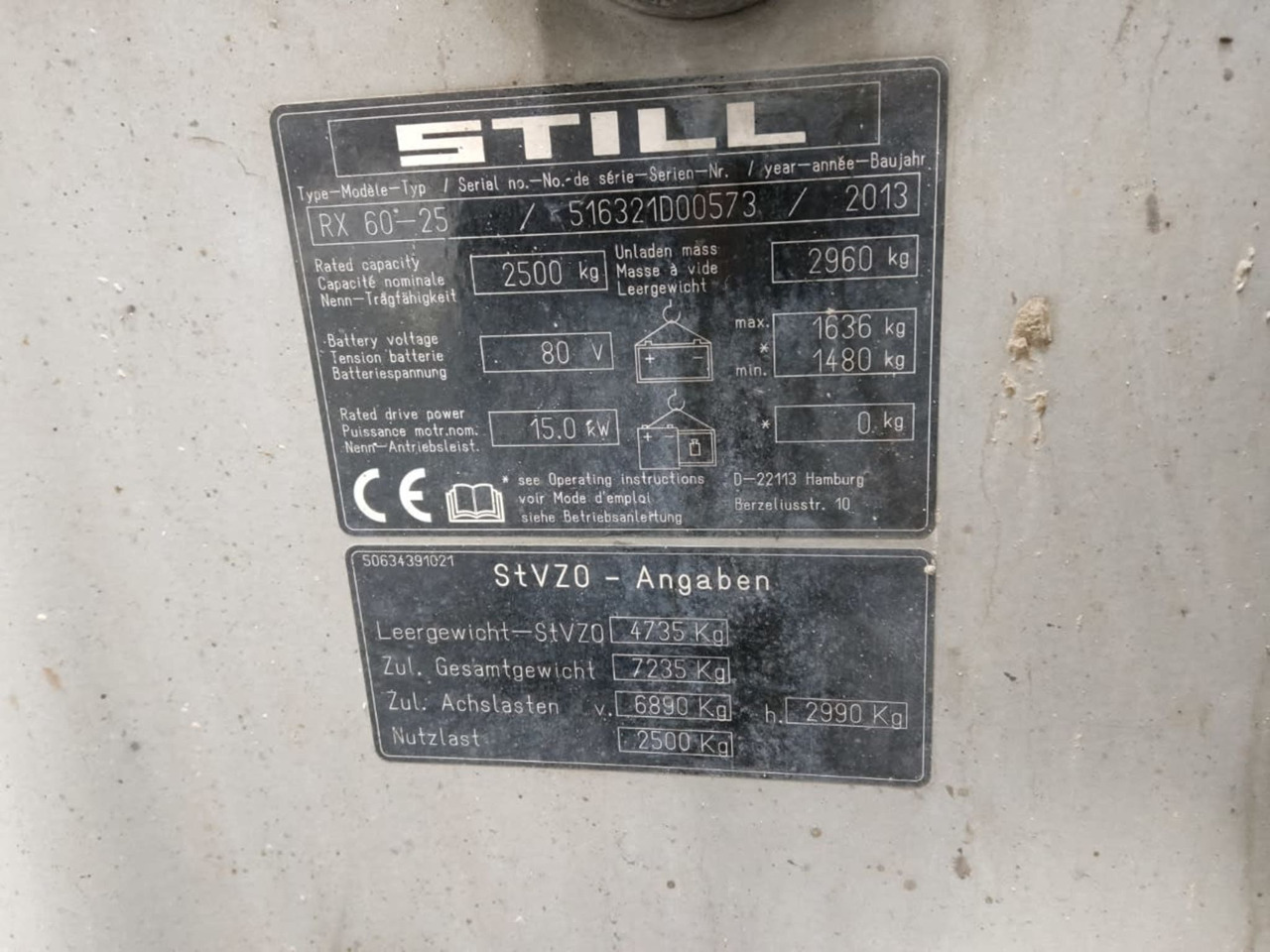 STILL RX60-25 - Ηλεκτροκίνητο περονοφόρο: φωτογραφία 2 STILL RX60-25 - Ηλεκτροκίνητο περονοφόρο: φωτογραφία 2