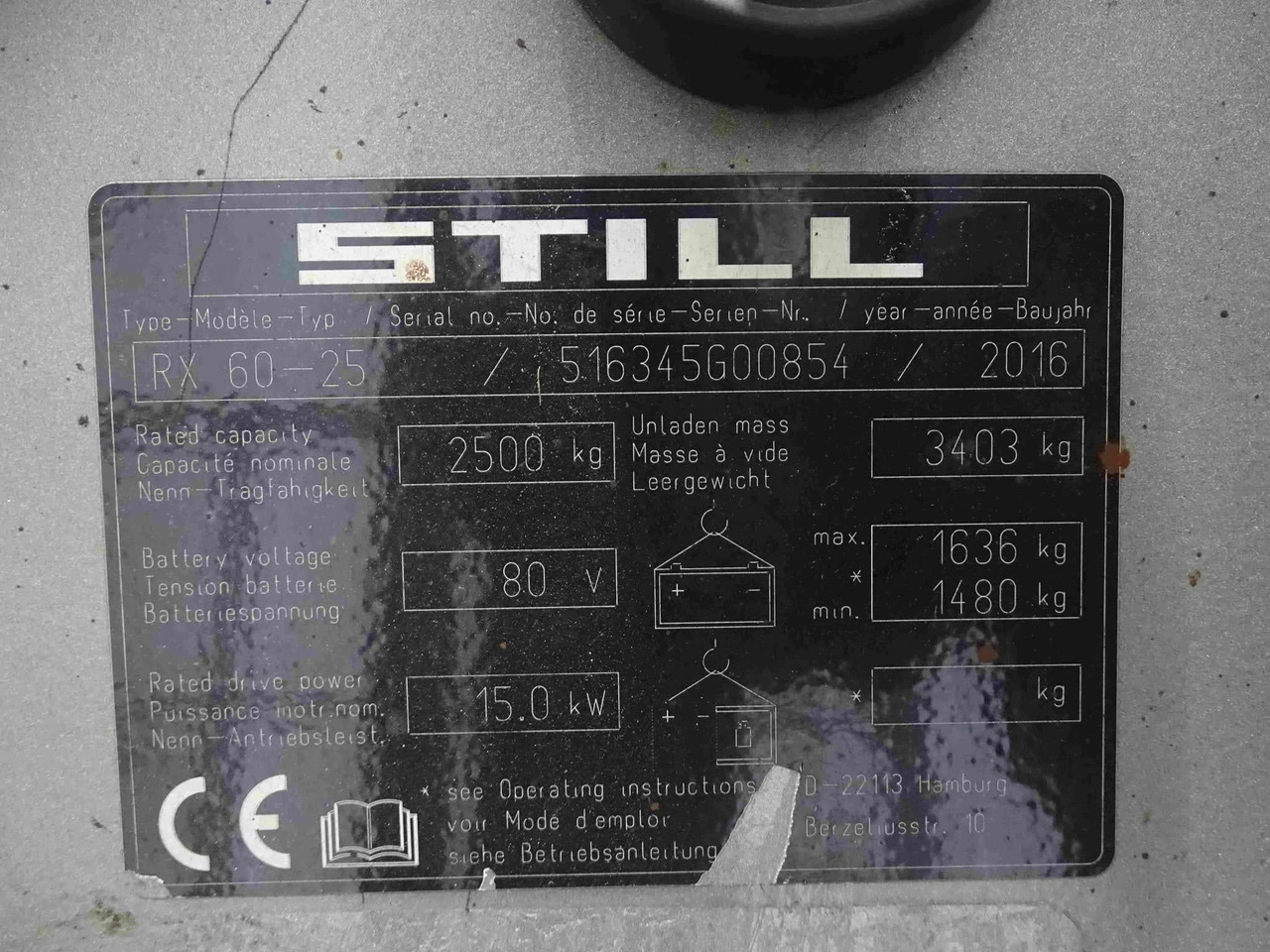STILL RX60-25 - Ηλεκτροκίνητο περονοφόρο: φωτογραφία 2 STILL RX60-25 - Ηλεκτροκίνητο περονοφόρο: φωτογραφία 2