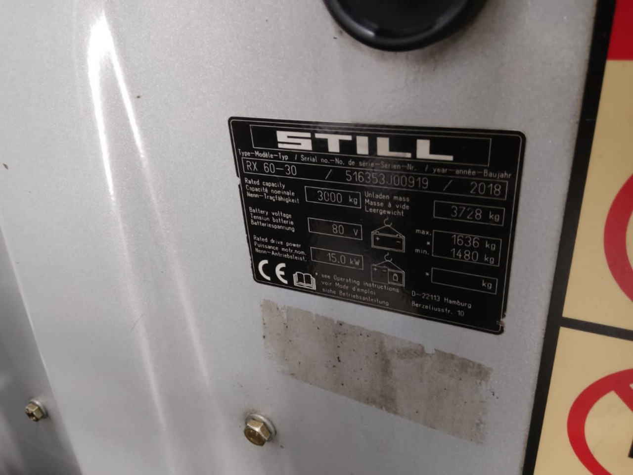STILL RX60-30 - Ηλεκτροκίνητο περονοφόρο: φωτογραφία 2 STILL RX60-30 - Ηλεκτροκίνητο περονοφόρο: φωτογραφία 2