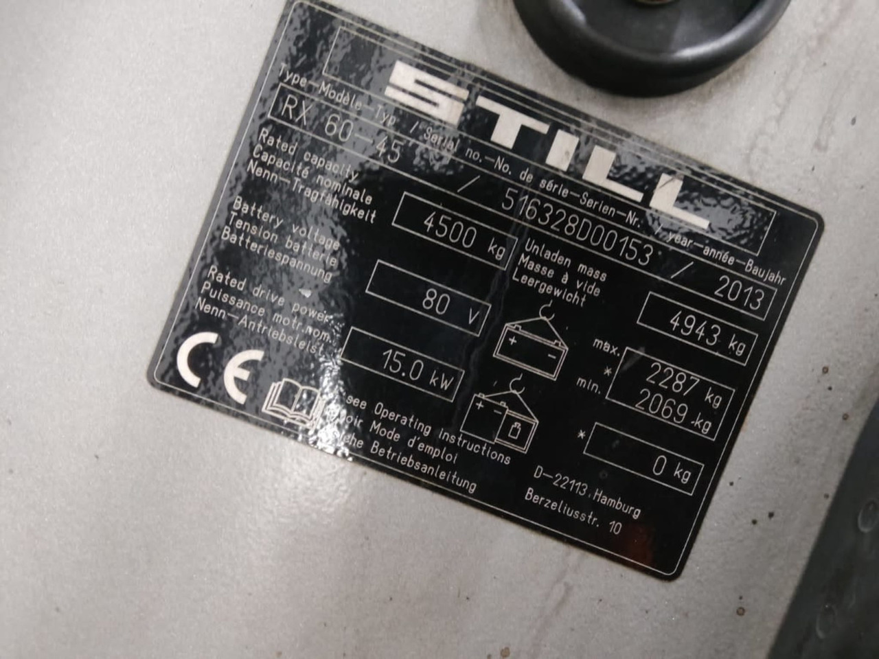 STILL RX60-45 - Ηλεκτροκίνητο περονοφόρο: φωτογραφία 2 STILL RX60-45 - Ηλεκτροκίνητο περονοφόρο: φωτογραφία 2