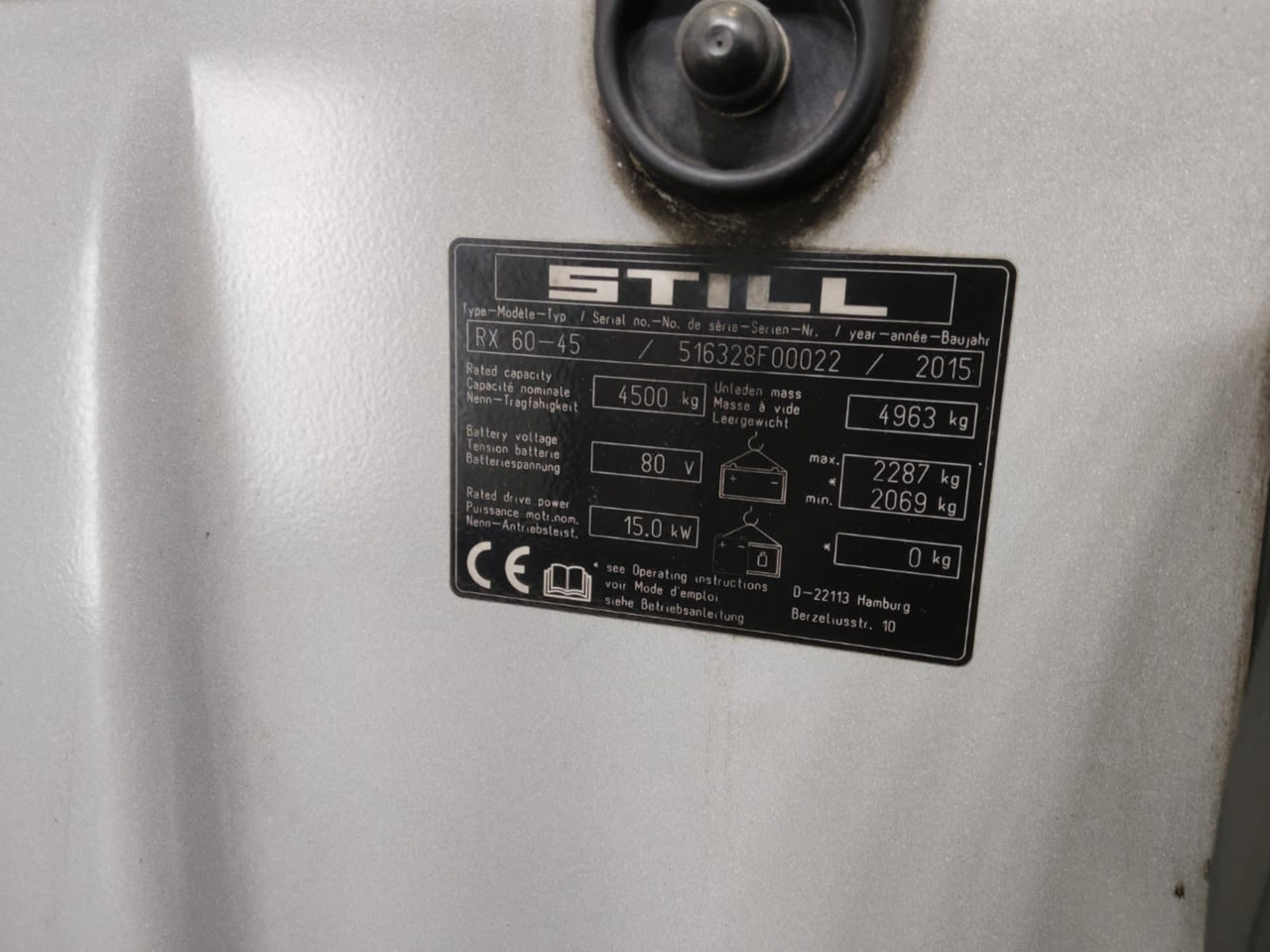 STILL RX60-45 - Ηλεκτροκίνητο περονοφόρο: φωτογραφία 2 STILL RX60-45 - Ηλεκτροκίνητο περονοφόρο: φωτογραφία 2