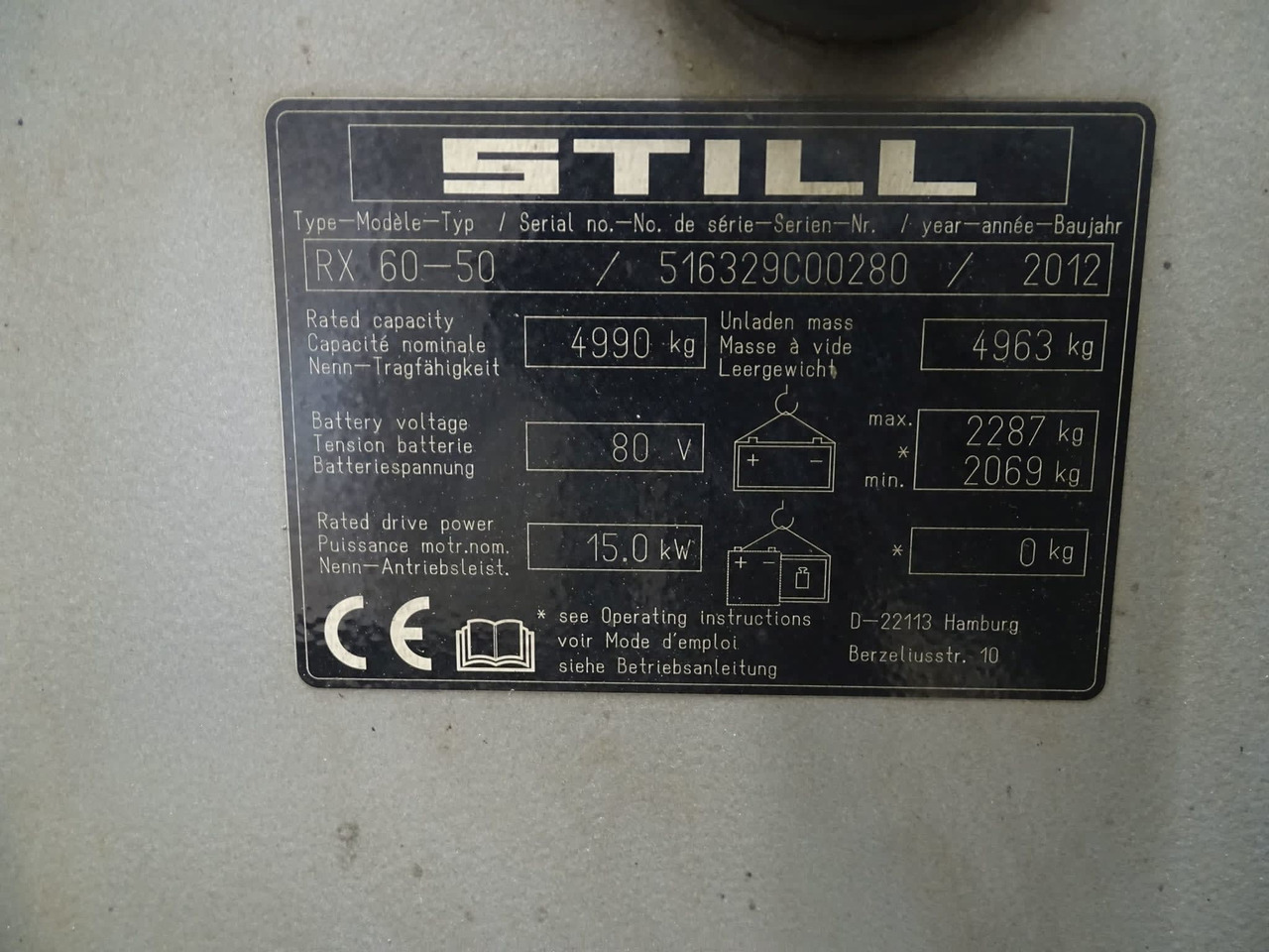 STILL RX60-50 - Ηλεκτροκίνητο περονοφόρο: φωτογραφία 2 STILL RX60-50 - Ηλεκτροκίνητο περονοφόρο: φωτογραφία 2