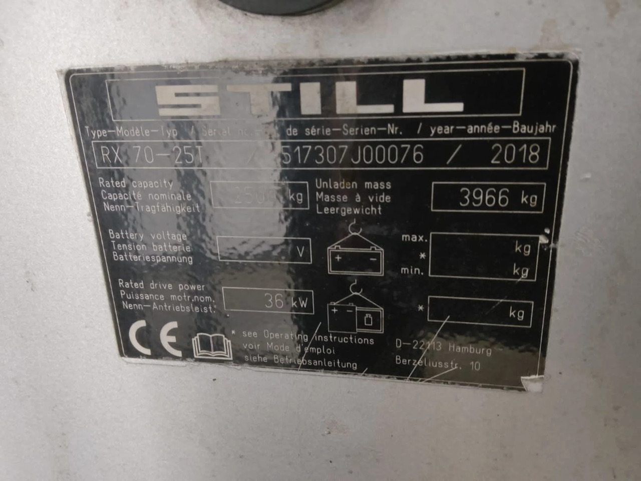 STILL RX70-25T - Υγραεριοκίνητο περονοφόρο: φωτογραφία 2 STILL RX70-25T - Υγραεριοκίνητο περονοφόρο: φωτογραφία 2