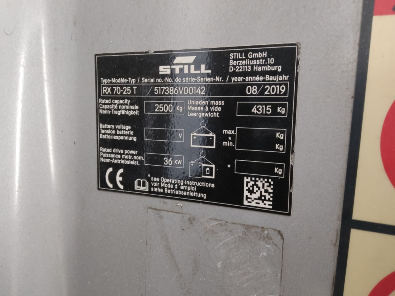 STILL RX70-25T - Υγραεριοκίνητο περονοφόρο: φωτογραφία 2 STILL RX70-25T - Υγραεριοκίνητο περονοφόρο: φωτογραφία 2