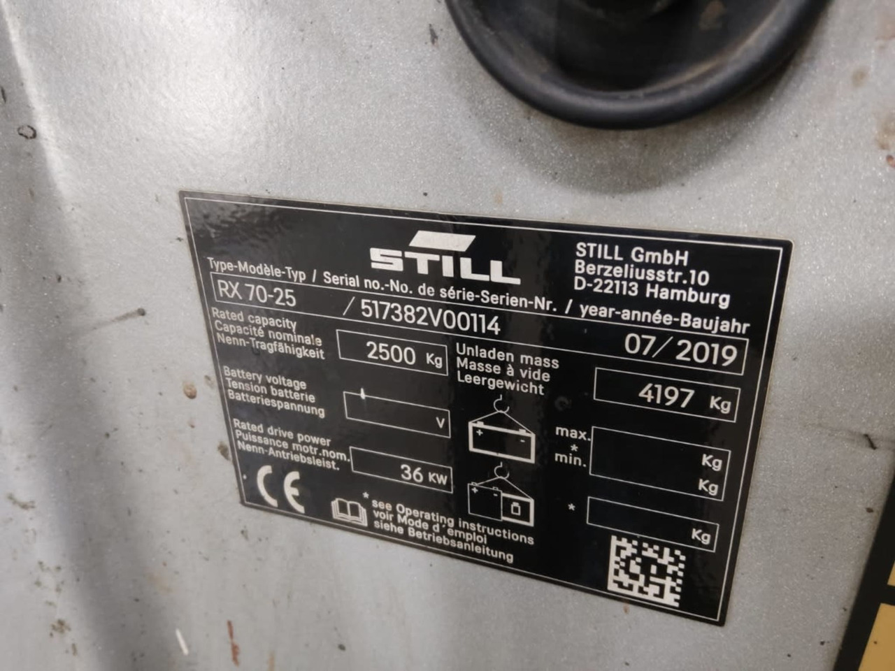 STILL RX70-25 - Πετρελαιοκίνητο περονοφόρο: φωτογραφία 2 STILL RX70-25 - Πετρελαιοκίνητο περονοφόρο: φωτογραφία 2