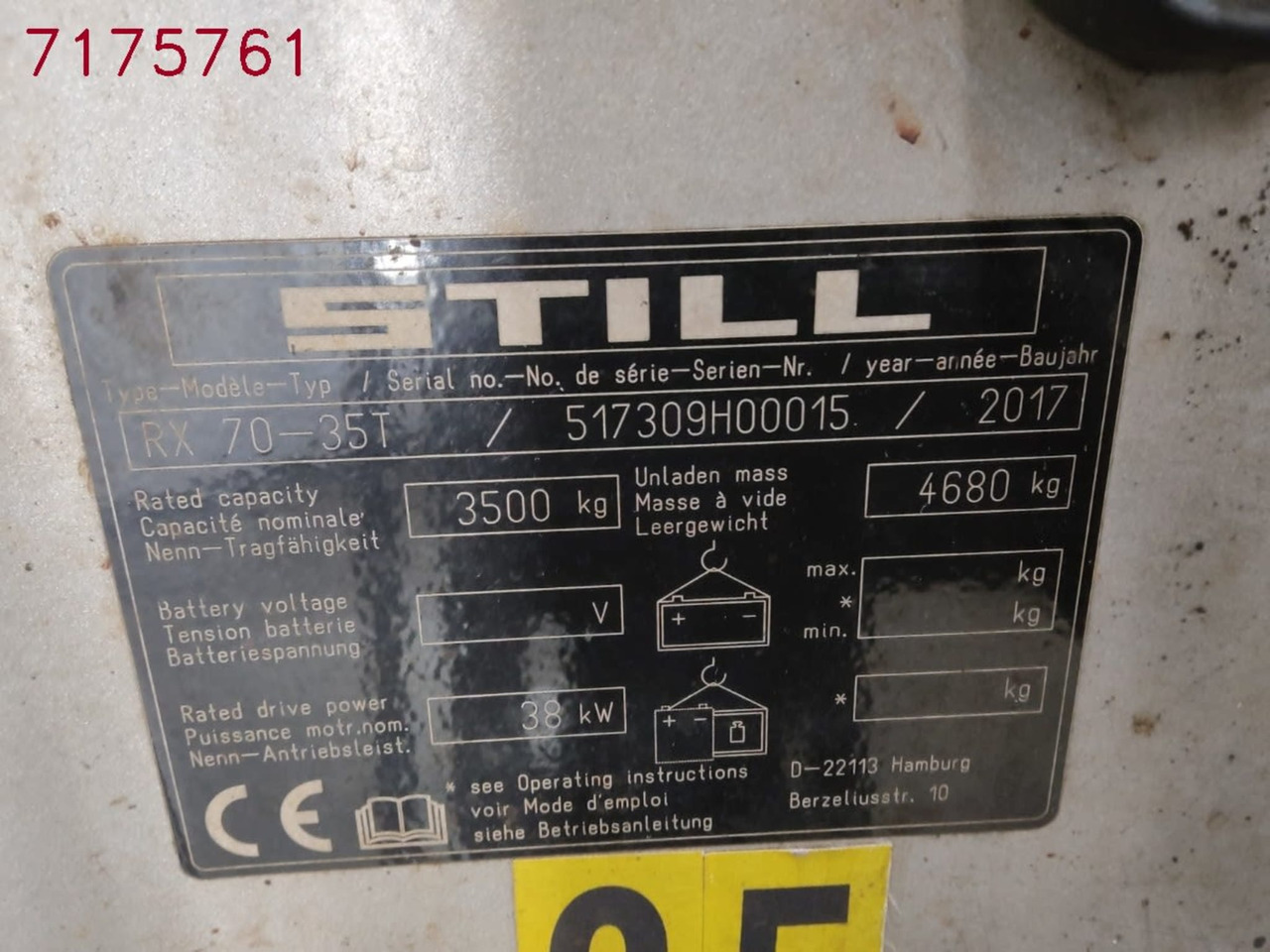 STILL RX70-35T - Υγραεριοκίνητο περονοφόρο: φωτογραφία 2 STILL RX70-35T - Υγραεριοκίνητο περονοφόρο: φωτογραφία 2
