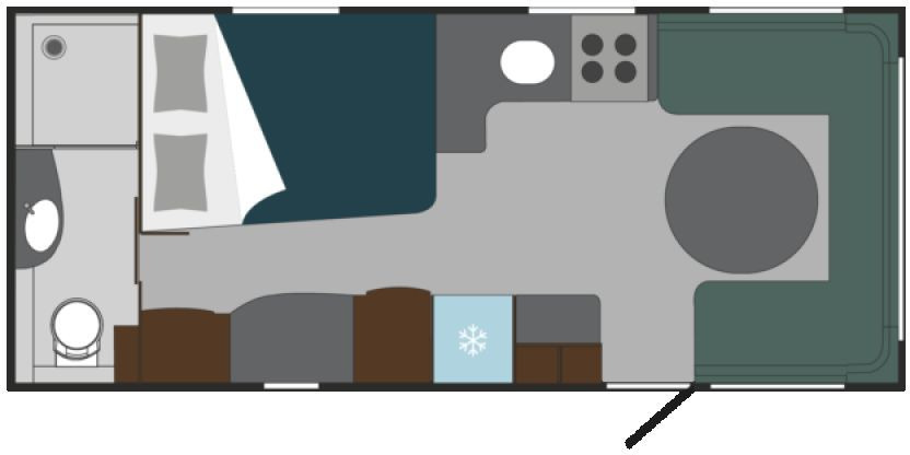 Polar Blueline 590 BFW WINTERFEST MODELL 2025 - Ρυμουλκούμενο τροχόσπιτο: φωτογραφία 2 Polar Blueline 590 BFW WINTERFEST MODELL 2025 - Ρυμουλκούμενο τροχόσπιτο: φωτογραφία 2