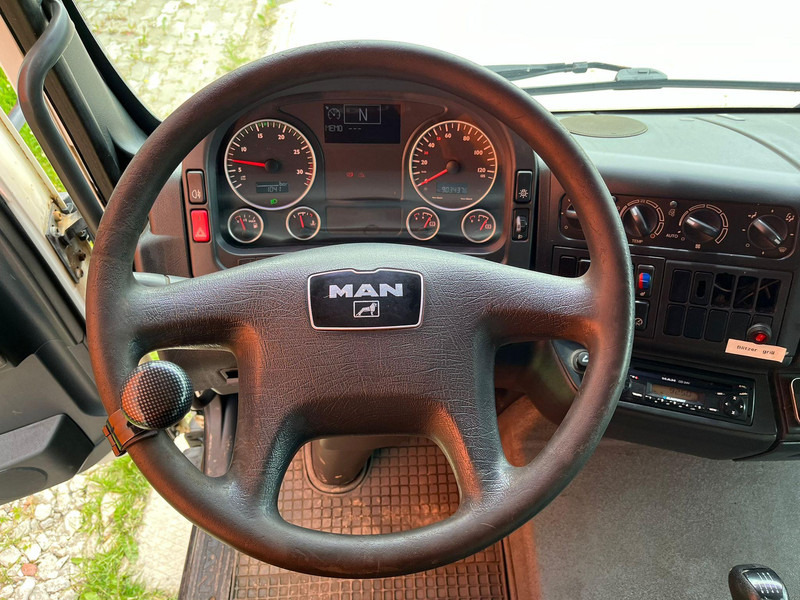 Φορτηγό με ανοιχτή καρότσα, Φορτηγό με γερανό MAN TGL 8.180 4x2 PK 4200 YEAR 2013 / PLATFORM L=3710 mm: φωτογραφία 17