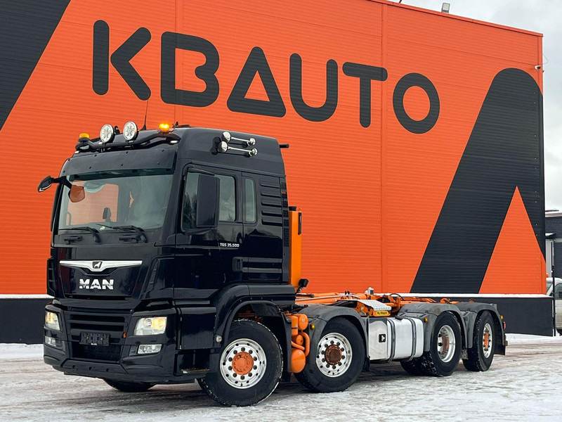 MAN TGS 35.500 8x4H*6 PALFINGER T 20 ton / L=5700 mm / HYDRODRIVE - Φορτηγό φόρτωσης γάντζου: φωτογραφία 1 MAN TGS 35.500 8x4H*6 PALFINGER T 20 ton / L=5700 mm / HYDRODRIVE - Φορτηγό φόρτωσης γάντζου: φωτογραφία 1