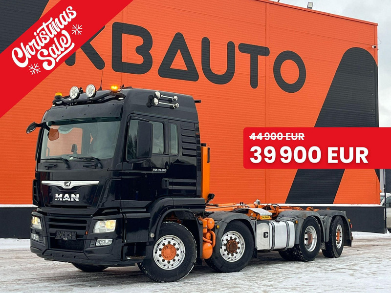 MAN TGS 35.500 8x4H*6 PALFINGER T 20 ton / L=5700 mm / HYDRODRIVE - Φορτηγό φόρτωσης γάντζου: φωτογραφία 1 MAN TGS 35.500 8x4H*6 PALFINGER T 20 ton / L=5700 mm / HYDRODRIVE - Φορτηγό φόρτωσης γάντζου: φωτογραφία 1