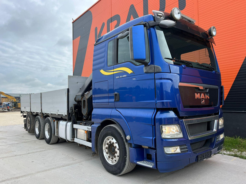 MAN TGX 35.480 8x4*4 HIAB 288E-7 / PLATFORM L=6397 mm - Φορτηγό με ανοιχτή καρότσα, Φορτηγό με γερανό: φωτογραφία 4 MAN TGX 35.480 8x4*4 HIAB 288E-7 / PLATFORM L=6397 mm - Φορτηγό με ανοιχτή καρότσα, Φορτηγό με γερανό: φωτογραφία 4