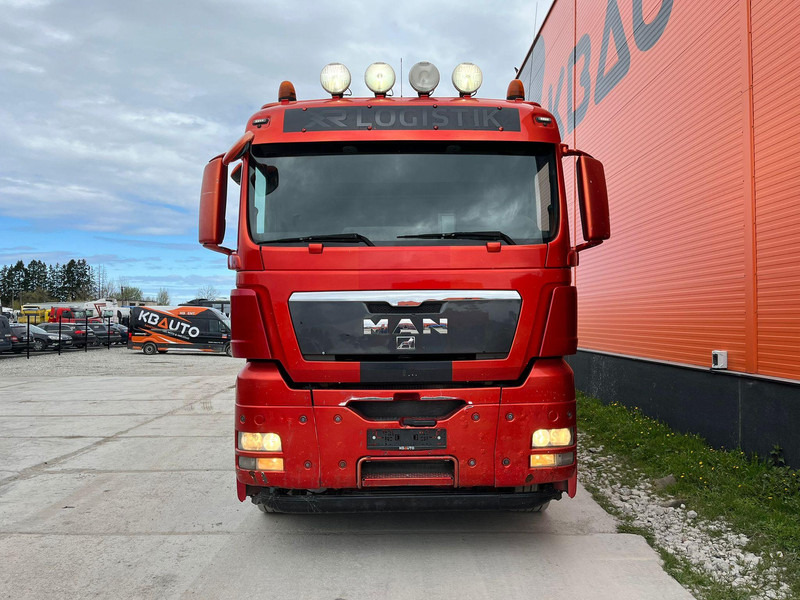 MAN TGX 35.480 8x4*4 PK 65002 + JIB / PLATFORM L=6800 mm - Φορτηγό με ανοιχτή καρότσα, Φορτηγό με γερανό: φωτογραφία 3 MAN TGX 35.480 8x4*4 PK 65002 + JIB / PLATFORM L=6800 mm - Φορτηγό με ανοιχτή καρότσα, Φορτηγό με γερανό: φωτογραφία 3