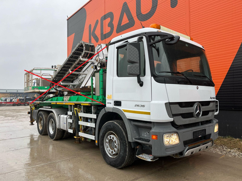 Mercedes-Benz Actros 2636 6x4 FOR SALE AS CHASSIS / ONLY 28159 km / V6 ENGINE / FULL STEEL - Φορτηγό σασί: φωτογραφία 3 Mercedes-Benz Actros 2636 6x4 FOR SALE AS CHASSIS / ONLY 28159 km / V6 ENGINE / FULL STEEL - Φορτηγό σασί: φωτογραφία 3