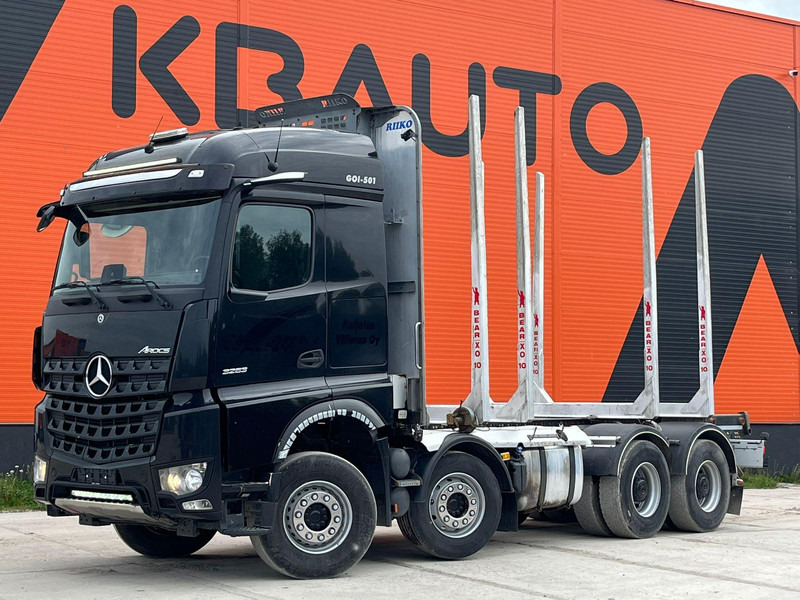 Mercedes-Benz Arocs 3263 8x4 FULL STEEL - Φορτηγό ξυλείας, Φορτηγό με γερανό: φωτογραφία 1 Mercedes-Benz Arocs 3263 8x4 FULL STEEL - Φορτηγό ξυλείας, Φορτηγό με γερανό: φωτογραφία 1