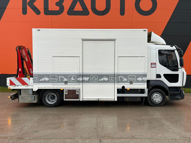 Renault D12 4x2 WORKSHOP ON WHEELS / FASSI M30A.13 / BOX L=4459 mm - Φορτηγό κόφα: φωτογραφία 4 Renault D12 4x2 WORKSHOP ON WHEELS / FASSI M30A.13 / BOX L=4459 mm - Φορτηγό κόφα: φωτογραφία 4