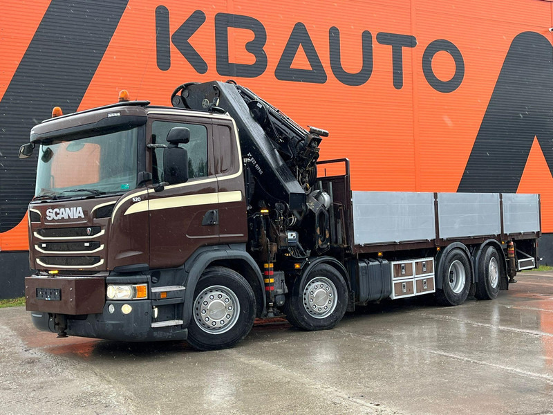 Scania G 450 8x2*6 HIAB 622E-8 + JIB / PLATFORM L=6715 mm - Φορτηγό με ανοιχτή καρότσα, Φορτηγό με γερανό: φωτογραφία 2 Scania G 450 8x2*6 HIAB 622E-8 + JIB / PLATFORM L=6715 mm - Φορτηγό με ανοιχτή καρότσα, Φορτηγό με γερανό: φωτογραφία 2