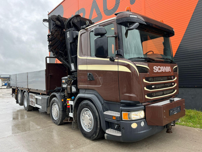 Scania G 450 8x2*6 HIAB 622E-8 + JIB / PLATFORM L=6715 mm - Φορτηγό με ανοιχτή καρότσα, Φορτηγό με γερανό: φωτογραφία 4 Scania G 450 8x2*6 HIAB 622E-8 + JIB / PLATFORM L=6715 mm - Φορτηγό με ανοιχτή καρότσα, Φορτηγό με γερανό: φωτογραφία 4