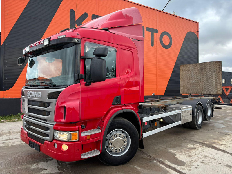 Scania P 440 6x2 RETARDER / CHASSIS L=7741 mm - Φορτηγό μεταφοράς εμπορευματοκιβωτίων/ Κινητό αμάξωμα: φωτογραφία 2 Scania P 440 6x2 RETARDER / CHASSIS L=7741 mm - Φορτηγό μεταφοράς εμπορευματοκιβωτίων/ Κινητό αμάξωμα: φωτογραφία 2