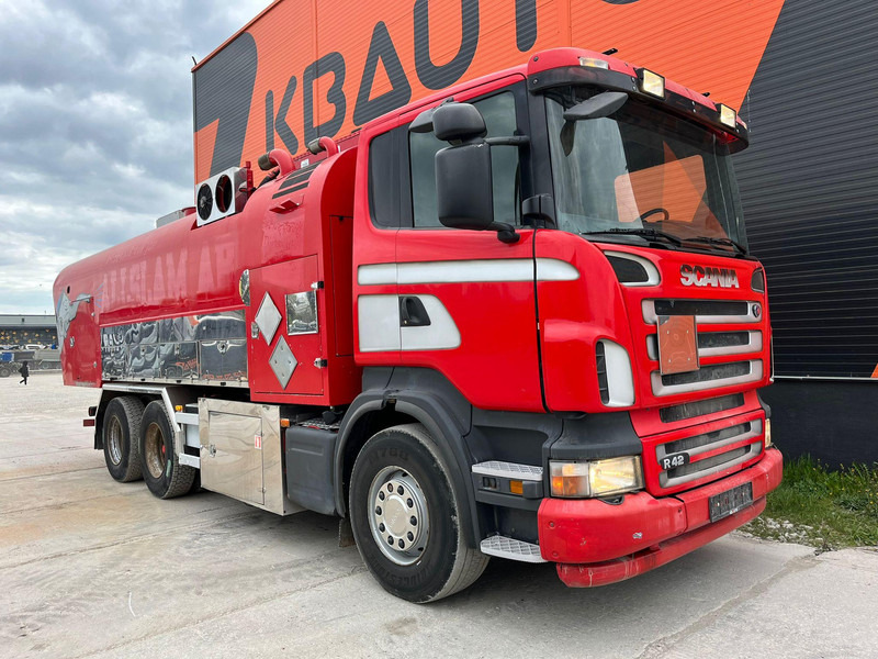 Scania R 420 6x2 ADR / STAINLESS STEEL TANK 9500 l / FULL STEEL SUSPENSION - Φορτηγό βυτιοφόρο: φωτογραφία 4 Scania R 420 6x2 ADR / STAINLESS STEEL TANK 9500 l / FULL STEEL SUSPENSION - Φορτηγό βυτιοφόρο: φωτογραφία 4