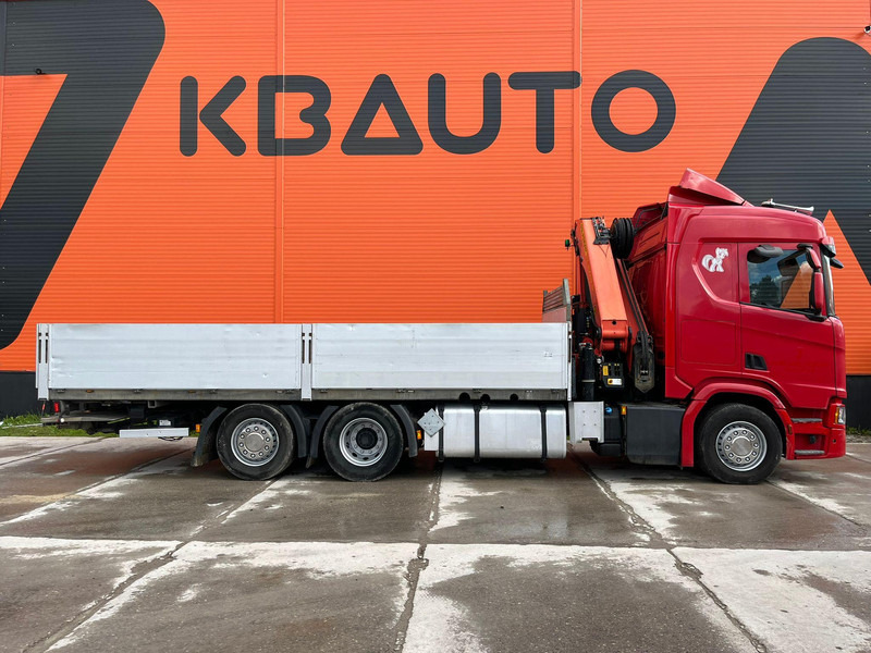Scania R 450 6x2*4 PK 26002 / PLATFORM L=6482 mm - Φορτηγό με ανοιχτή καρότσα, Φορτηγό με γερανό: φωτογραφία 5 Scania R 450 6x2*4 PK 26002 / PLATFORM L=6482 mm - Φορτηγό με ανοιχτή καρότσα, Φορτηγό με γερανό: φωτογραφία 5