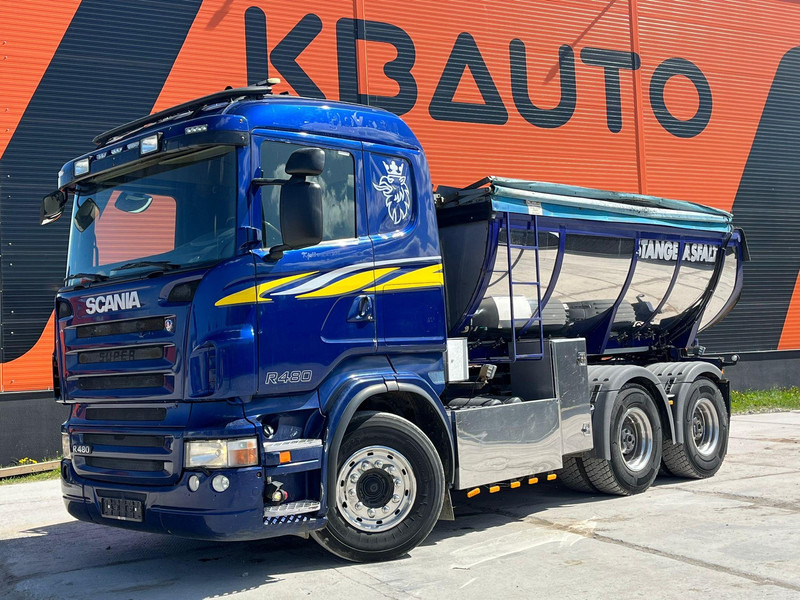 Scania R 480 6x4 RETARDER / FULL STEEL / BIG AXLES / BOX L=4635 mm - Φορτηγό ανατρεπόμενο: φωτογραφία 1 Scania R 480 6x4 RETARDER / FULL STEEL / BIG AXLES / BOX L=4635 mm - Φορτηγό ανατρεπόμενο: φωτογραφία 1
