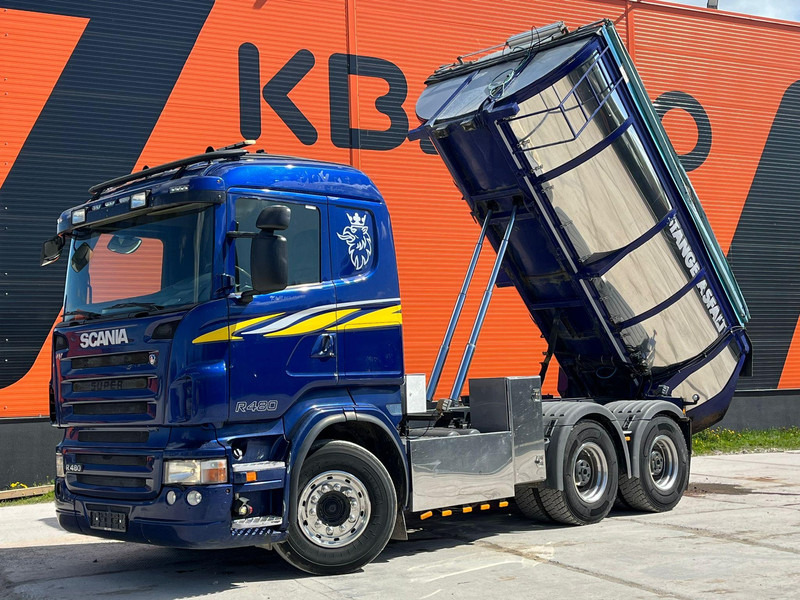 Scania R 480 6x4 RETARDER / FULL STEEL / BIG AXLES / BOX L=4635 mm - Φορτηγό ανατρεπόμενο: φωτογραφία 2 Scania R 480 6x4 RETARDER / FULL STEEL / BIG AXLES / BOX L=4635 mm - Φορτηγό ανατρεπόμενο: φωτογραφία 2