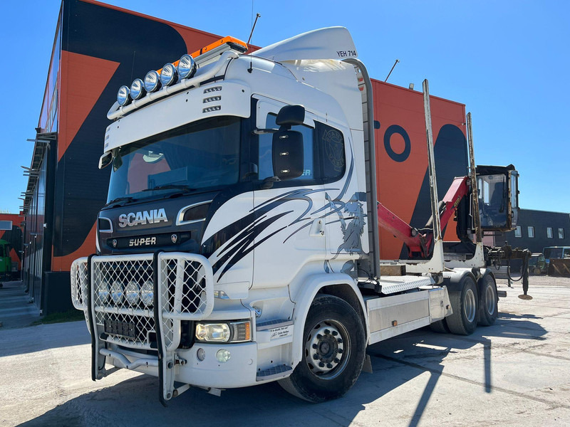 Scania R 580 6x4 EPSILON M12L97 / RETARDER - Φορτηγό ξυλείας, Φορτηγό με γερανό: φωτογραφία 2 Scania R 580 6x4 EPSILON M12L97 / RETARDER - Φορτηγό ξυλείας, Φορτηγό με γερανό: φωτογραφία 2
