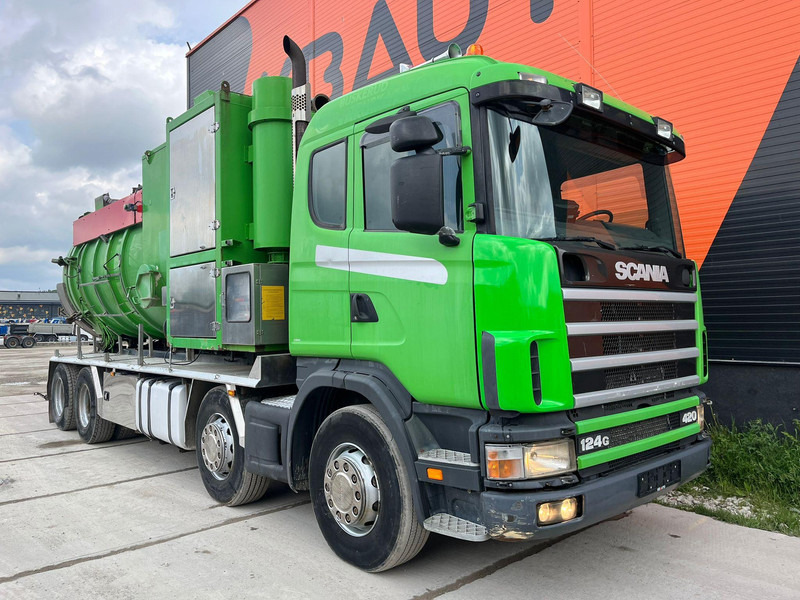 Scania R124 8x4 TANK 12000 l / VACUUM Disab P210/9 - 7800 m3/h / 1182 hours - Όχημα εκκένωσης βόθρων: φωτογραφία 3 Scania R124 8x4 TANK 12000 l / VACUUM Disab P210/9 - 7800 m3/h / 1182 hours - Όχημα εκκένωσης βόθρων: φωτογραφία 3