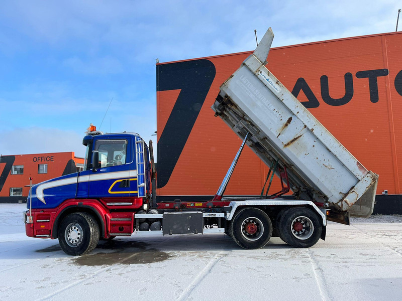 Φορτηγό ανατρεπόμενο Scania T 144 460 6x2 V8 TORPEDO / FULL STEEL / DRUM BRAKES / BIG AXLE / BOX L=4701 mm: φωτογραφία 9