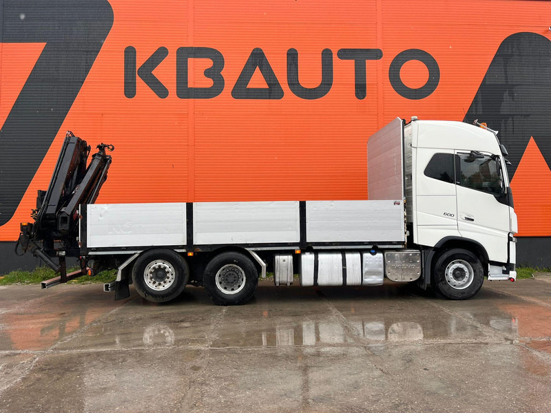 Volvo FH 16 600 6x2*4 HIAB 166E-5 HIPRO / PLATFORM L=6309 mm - Φορτηγό με ανοιχτή καρότσα, Φορτηγό με γερανό: φωτογραφία 5 Volvo FH 16 600 6x2*4 HIAB 166E-5 HIPRO / PLATFORM L=6309 mm - Φορτηγό με ανοιχτή καρότσα, Φορτηγό με γερανό: φωτογραφία 5