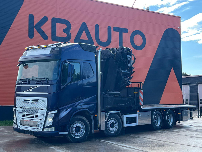 Volvo FH 500 8x4 EFFER 1405 6s + JIB + WINCH / PLATFORM EXTENDABLE L=6206 - 8226mm - Φορτηγό με ανοιχτή καρότσα, Φορτηγό με γερανό: φωτογραφία 2 Volvo FH 500 8x4 EFFER 1405 6s + JIB + WINCH / PLATFORM EXTENDABLE L=6206 - 8226mm - Φορτηγό με ανοιχτή καρότσα, Φορτηγό με γερανό: φωτογραφία 2