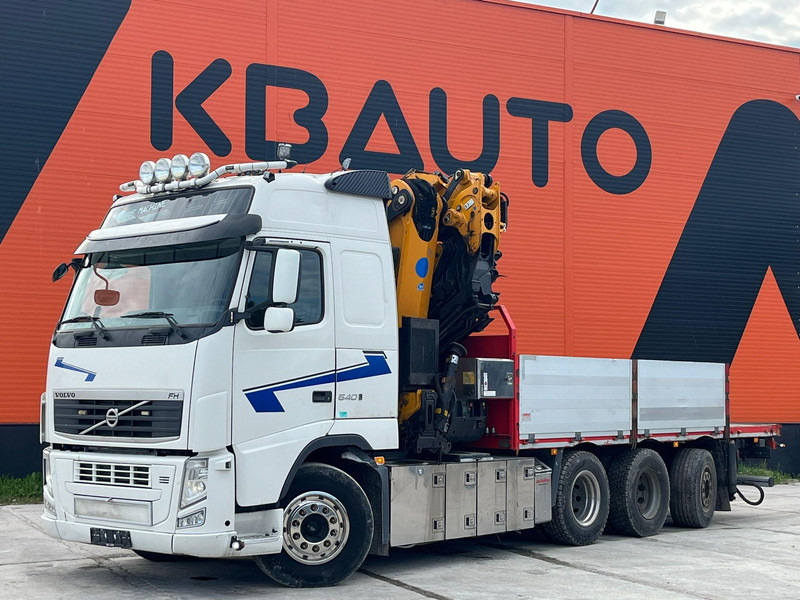 Volvo FH 540 8x4*4 EFFER 525/6S + JIB + WINCH / PLATFORM L=6216 mm - Φορτηγό με ανοιχτή καρότσα, Φορτηγό με γερανό: φωτογραφία 2 Volvo FH 540 8x4*4 EFFER 525/6S + JIB + WINCH / PLATFORM L=6216 mm - Φορτηγό με ανοιχτή καρότσα, Φορτηγό με γερανό: φωτογραφία 2