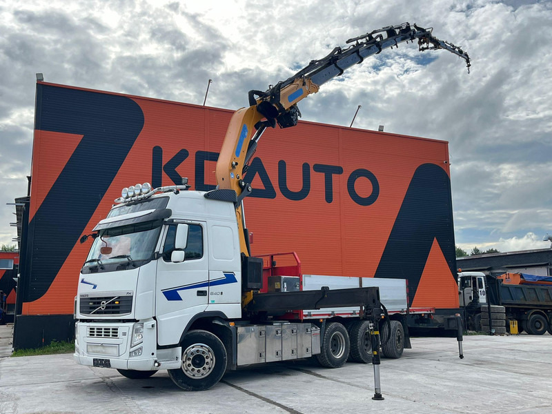 Volvo FH 540 8x4*4 EFFER 525/6S + JIB + WINCH / PLATFORM L=6216 mm - Φορτηγό με ανοιχτή καρότσα, Φορτηγό με γερανό: φωτογραφία 1 Volvo FH 540 8x4*4 EFFER 525/6S + JIB + WINCH / PLATFORM L=6216 mm - Φορτηγό με ανοιχτή καρότσα, Φορτηγό με γερανό: φωτογραφία 1