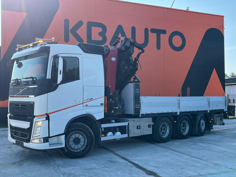Volvo FH 540 8x4*4 HMF5020K-6 + JIB + WINCH / PLATFORM L=6508 mm - Φορτηγό με ανοιχτή καρότσα, Φορτηγό με γερανό: φωτογραφία 2 Volvo FH 540 8x4*4 HMF5020K-6 + JIB + WINCH / PLATFORM L=6508 mm - Φορτηγό με ανοιχτή καρότσα, Φορτηγό με γερανό: φωτογραφία 2