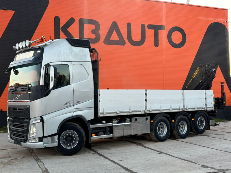 Volvo FH 540 8x4*4 PALFINGER PK 33002 EH / PLATFORM L=7049 mm - Φορτηγό με ανοιχτή καρότσα, Φορτηγό με γερανό: φωτογραφία 2 Volvo FH 540 8x4*4 PALFINGER PK 33002 EH / PLATFORM L=7049 mm - Φορτηγό με ανοιχτή καρότσα, Φορτηγό με γερανό: φωτογραφία 2