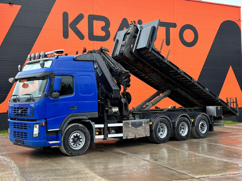 Volvo FM 12 460 8x4*4 HIAB 422 E-5 HIPRO+JIB / HOOK LIFT 20 ton / L=5600 mm / PLATFORM - Φορτηγό φόρτωσης γάντζου, Φορτηγό με γερανό: φωτογραφία 2 Volvo FM 12 460 8x4*4 HIAB 422 E-5 HIPRO+JIB / HOOK LIFT 20 ton / L=5600 mm / PLATFORM - Φορτηγό φόρτωσης γάντζου, Φορτηγό με γερανό: φωτογραφία 2