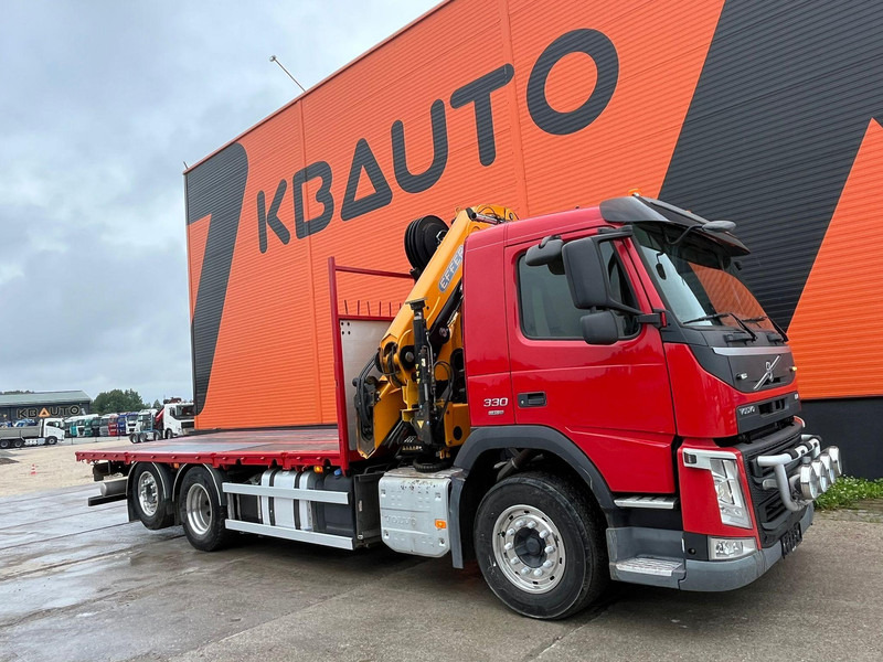 Volvo FM 330 6x2*4 EFFER 215/4S / PLATFORM L=6529 mm - Φορτηγό με ανοιχτή καρότσα, Φορτηγό με γερανό: φωτογραφία 4 Volvo FM 330 6x2*4 EFFER 215/4S / PLATFORM L=6529 mm - Φορτηγό με ανοιχτή καρότσα, Φορτηγό με γερανό: φωτογραφία 4