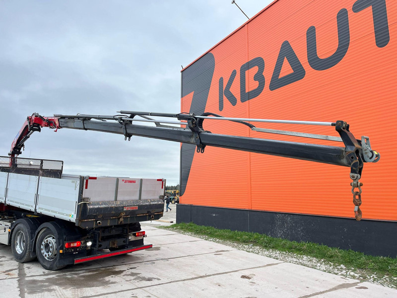 Φορτηγό ανατρεπόμενο, Φορτηγό με γερανό Volvo FM 410 6x2*4 HMF 1120-K4 / TIPPER BOX L=5573 mm: φωτογραφία 10
