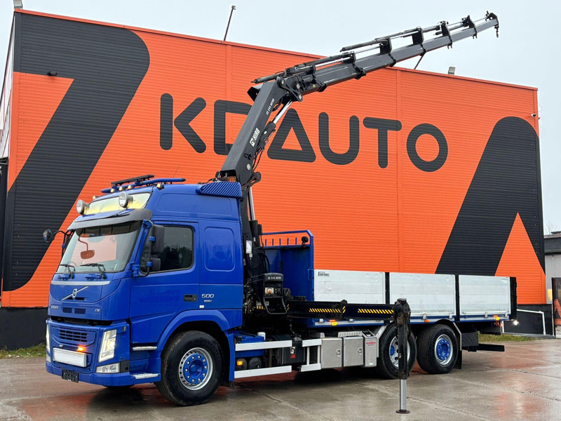Volvo FM 500 6x2*4 HIAB 244E-6 / PLATFORM L=6310 mm - Φορτηγό με ανοιχτή καρότσα, Φορτηγό με γερανό: φωτογραφία 1 Volvo FM 500 6x2*4 HIAB 244E-6 / PLATFORM L=6310 mm - Φορτηγό με ανοιχτή καρότσα, Φορτηγό με γερανό: φωτογραφία 1
