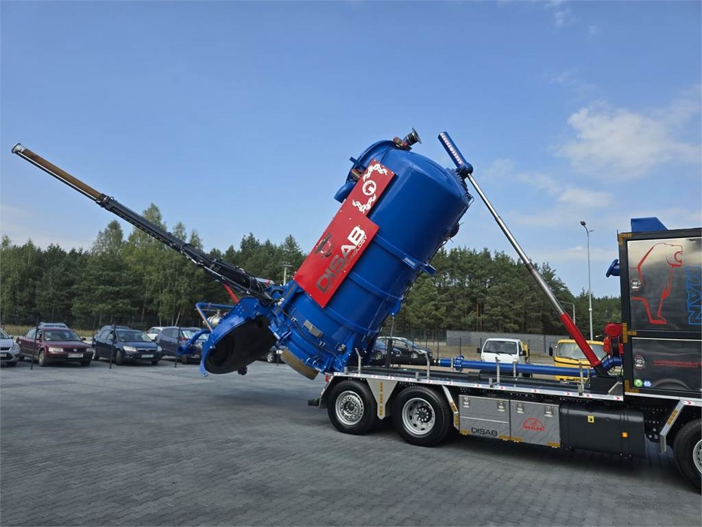 Όχημα εκκένωσης βόθρων MAN Disab Centurion P210/9 ADR Vacuum suction-blowing: φωτογραφία 36