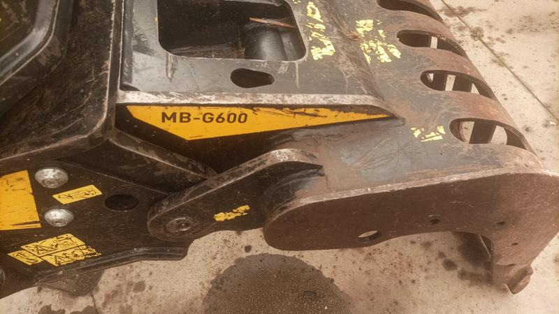 MB Crusher MB-G600 - Αρπάγη για Κατασκευή μηχανήματα: φωτογραφία 4 MB Crusher MB-G600 - Αρπάγη για Κατασκευή μηχανήματα: φωτογραφία 4