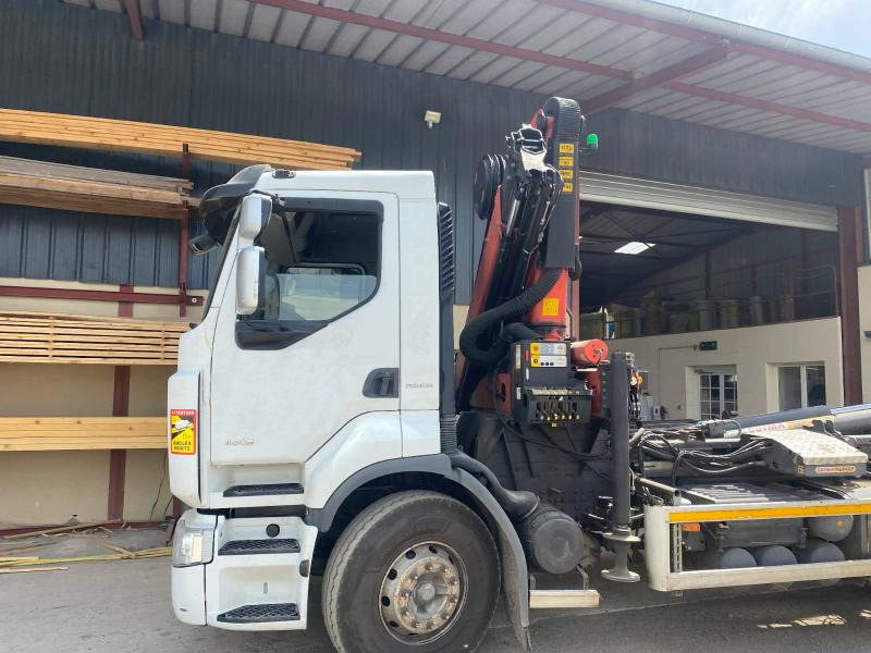 Renault Premium avec grue PALFINGER PK 18000 - Φορτηγό φόρτωσης γάντζου, Φορτηγό με γερανό: φωτογραφία 3 Renault Premium avec grue PALFINGER PK 18000 - Φορτηγό φόρτωσης γάντζου, Φορτηγό με γερανό: φωτογραφία 3
